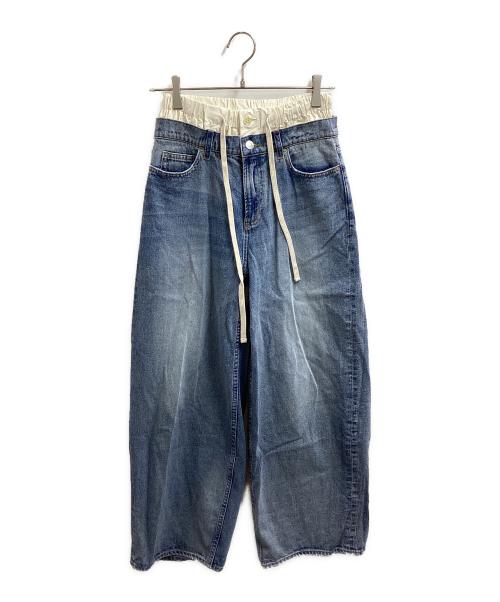 TODAYFUL（トゥデイフル）TODAYFUL (トゥデイフル) Layered Waist Denim / 12411402 ブルー サイズ:24の古着・服飾アイテム