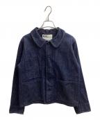 MHL×CANTON OVERALLSエムエイチエル×キャントンオーバーオールズ）の古着「ショートカバーオール / 595-6225501」｜インディゴ