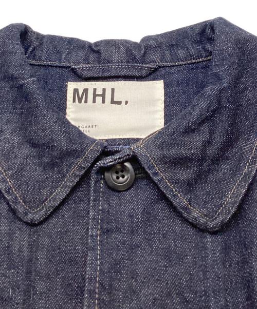 MHL（エムエイチエル）MHL (エムエイチエル) CANTON overalls (キャントンオーバーオールズ) ショートカバーオール / 595-6225501 インディゴ サイズ:36の古着・服飾アイテム