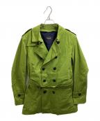 BURBERRY BLACK LABELバーバリーブラックレーベル）の古着「ライナー付トレンチコート / D1F05-105-74」｜グリーン