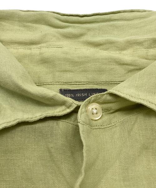 BANANA REPUBLIC（バナナリパブリック）BANANA REPUBLIC (バナナリパブリック) 半袖リネンシャツ イエロー サイズ:Mの古着・服飾アイテム