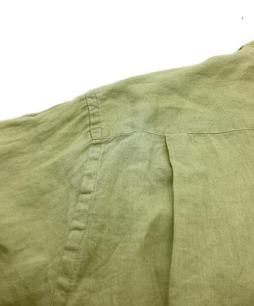 BANANA REPUBLIC（バナナリパブリック）BANANA REPUBLIC (バナナリパブリック) 半袖リネンシャツ イエロー サイズ:Mの古着・服飾アイテム