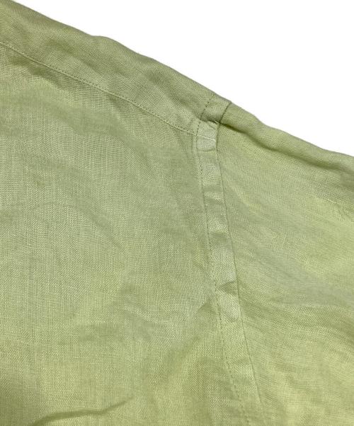 BANANA REPUBLIC（バナナリパブリック）BANANA REPUBLIC (バナナリパブリック) 半袖リネンシャツ イエロー サイズ:Mの古着・服飾アイテム