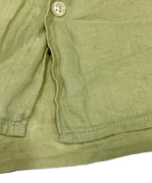 BANANA REPUBLIC（バナナリパブリック）BANANA REPUBLIC (バナナリパブリック) 半袖リネンシャツ イエロー サイズ:Mの古着・服飾アイテム