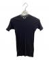 AURALEE（オーラリー）の古着「SUPER HIGH GAUGE SHEER RIB TEE　/　A24ST03HF」｜ブラック