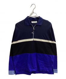 TOGA PULLA（トーガ プルラ）の古着「RUGGER ZIP TOP / TV01-JK338」｜ネイビー