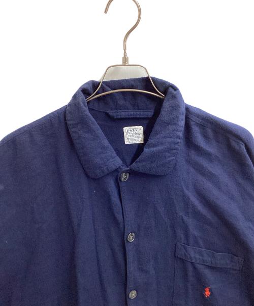 POLO RALPH LAUREN（ポロ・ラルフローレン）POLO RALPH LAUREN (ポロ・ラルフローレン) パジャマシャツ ネイビー サイズ:S/Mの古着・服飾アイテム