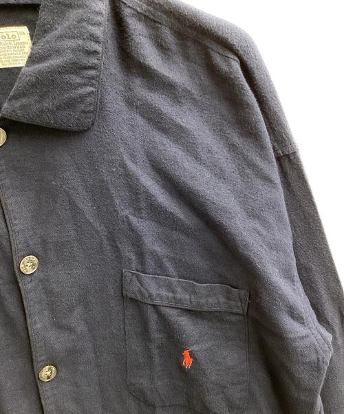 POLO RALPH LAUREN（ポロ・ラルフローレン）POLO RALPH LAUREN (ポロ・ラルフローレン) パジャマシャツ ネイビー サイズ:S/Mの古着・服飾アイテム