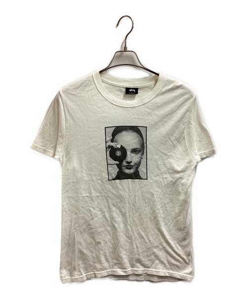 stussy（ステューシー）stussy (ステューシー) PRINTEMPS 19 TEE ホワイト サイズ:Sの古着・服飾アイテム