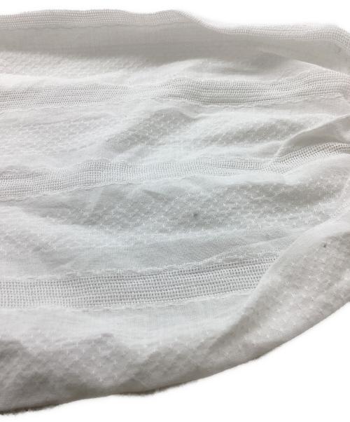 the Barnnet（ザ バーネット）the Barnnet (ザ バーネット) フリルブラウス ホワイト サイズ:FREEの古着・服飾アイテム