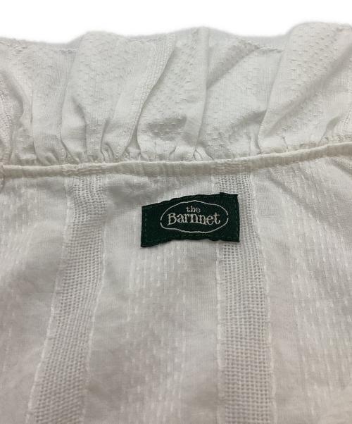 the Barnnet（ザ バーネット）the Barnnet (ザ バーネット) フリルブラウス ホワイト サイズ:FREEの古着・服飾アイテム