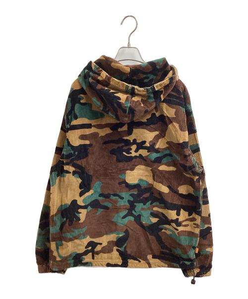 Timberland（ティンバーランド）Timberland (ティンバーランド) カモ柄プルオーバーフーディー ブラウン サイズ:Sの古着・服飾アイテム