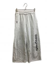PRANK PROJECT（プランクプロジェクト）の古着「Paragraphs Logo Sweatpants 」｜グレー