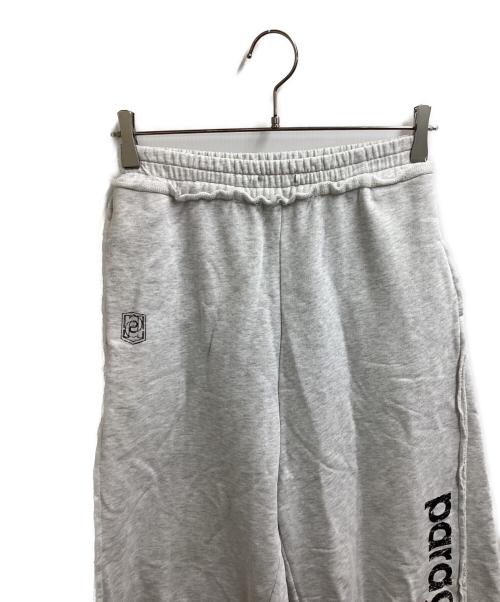 PRANK PROJECT（プランクプロジェクト）PRANK PROJECT (プランクプロジェクト) Paragraphs Logo Sweatpants  グレー サイズ:38の古着・服飾アイテム
