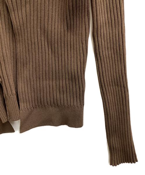 jacquemus（ジャックムス）JACQUEMUS (ジャックムス) La maille Pralu longue / カーディガン ブラウン サイズ:36の古着・服飾アイテム