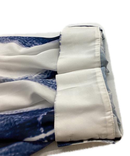 PRANK PROJECT（プランクプロジェクト）PRANK PROJECT (プランクプロジェクト) Denim Printed Shirt ホワイト×ブルー サイズ:FREEの古着・服飾アイテム