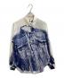 PRANK PROJECT（プランクプロジェクト）の古着「Denim Printed Shirt」｜ホワイト×ブルー