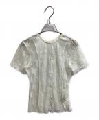 PRANK PROJECTプランクプロジェクト）の古着「2Way Lace Sheer Top」｜アイボリー