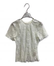 PRANK PROJECT（プランクプロジェクト）の古着「2Way Lace Sheer Top」｜アイボリー