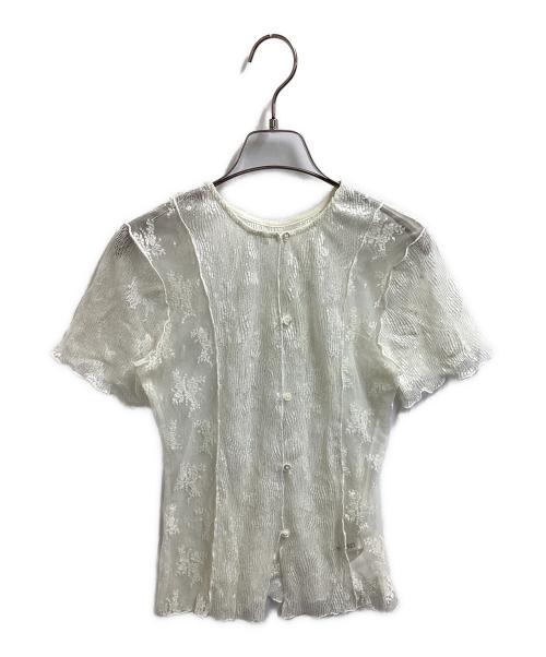 PRANK PROJECT（プランクプロジェクト）PRANK PROJECT (プランクプロジェクト) 2Way Lace Sheer Top アイボリー サイズ:FREEの古着・服飾アイテム