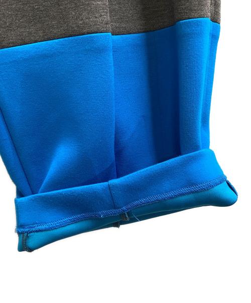 OMMO（オーエムエムオー）OMMO (オーエムエムオー) FLASK PATTERN PT / コクーンパンツ グレー×ブルー サイズ:38の古着・服飾アイテム