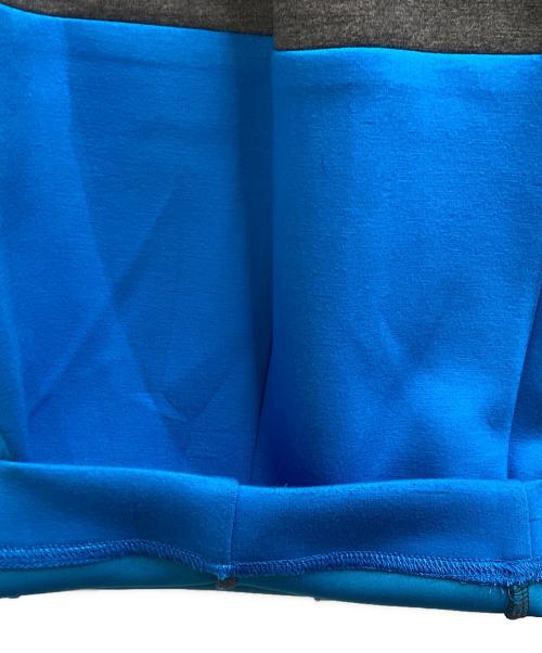 OMMO（オーエムエムオー）OMMO (オーエムエムオー) FLASK PATTERN PT / コクーンパンツ グレー×ブルー サイズ:38の古着・服飾アイテム