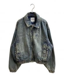 ZARA（ザラ）の古着「デニムブルゾン　/　4365/408/400」｜ブルー