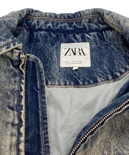 ZARA（ザラ）ZARA (ザラ) デニムブルゾン　/　4365/408/400 ブルー サイズ:Lの古着・服飾アイテム
