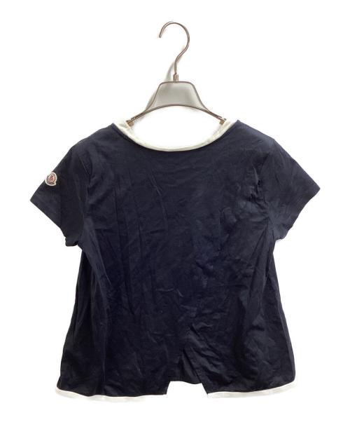 MONCLER（モンクレール）MONCLER (モンクレール) バックスリットTシャツ ネイビー サイズ:Sの古着・服飾アイテム