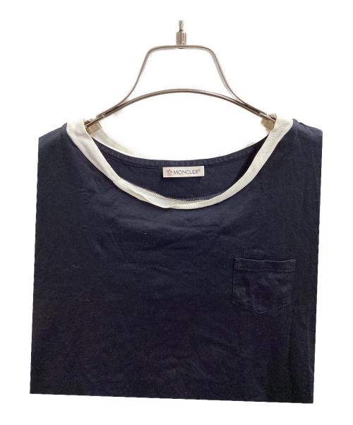 MONCLER（モンクレール）MONCLER (モンクレール) バックスリットTシャツ ネイビー サイズ:Sの古着・服飾アイテム