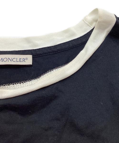 MONCLER（モンクレール）MONCLER (モンクレール) バックスリットTシャツ ネイビー サイズ:Sの古着・服飾アイテム