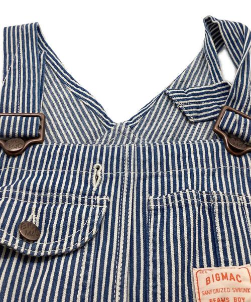 big mac（ビッグマック）BIG MAC (ビッグマック) BEAMS BOY (ビームスボーイ) 別注オーバーオール ブルー サイズ:FREEの古着・服飾アイテム