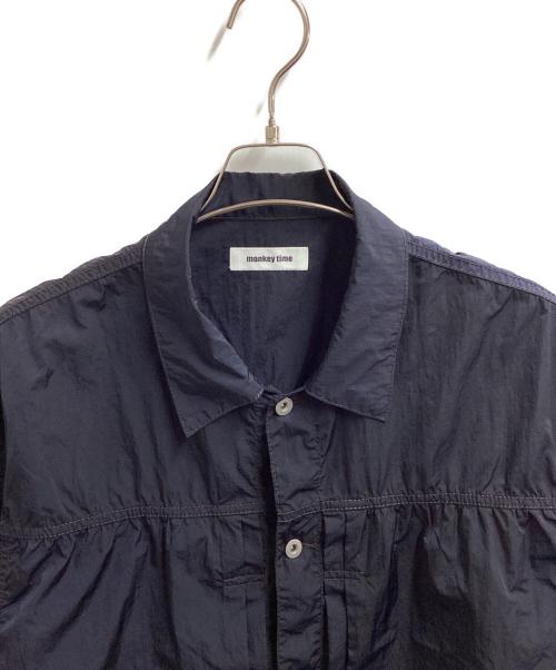 MONKEY TIME（モンキータイム）MONKEY TIME (モンキータイム) ビンテージ タフタ トラッカー ジャケット ネイビー サイズ:Mの古着・服飾アイテム