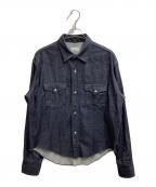 UNUSEDアンユーズド）の古着「Denim Western Shirt / US2559 / 26SS」｜インディゴ