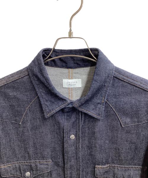 UNUSED（アンユーズド）UNUSED (アンユーズド) Denim Western Shirt / US2559 / 26SS インディゴ サイズ:3の古着・服飾アイテム