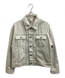 UNUSED（アンユーズド）の古着「WIDE DENIM JACKET / US2535 / 26SS」｜アイボリー