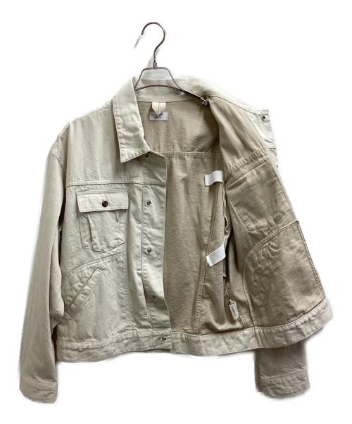 UNUSED（アンユーズド）UNUSED (アンユーズド) WIDE DENIM JACKET / US2535 / 26SS アイボリー サイズ:2の古着・服飾アイテム