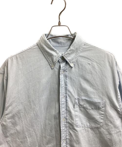 California General Store（カリフォルニアジェネラルストア）California General Store (カリフォルニアジェネラルストア) インディゴ シャンブレーストライプ ボタンダウン シャツ ブルー サイズ:Mの古着・服飾アイテム