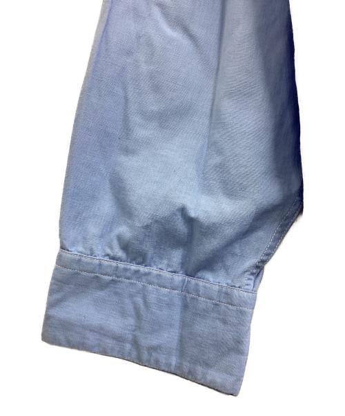 ELBECO（エルベコ）elbeco (エルベコ) ラグランボーリングシャツ / マチ付き / 50s～ ブルー サイズ:2の古着・服飾アイテム