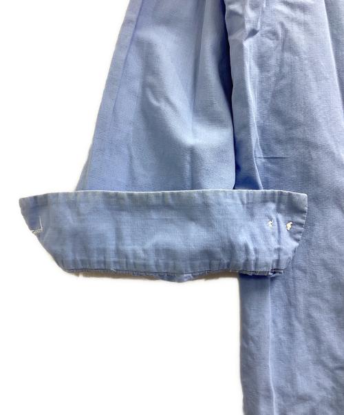 ELBECO（エルベコ）elbeco (エルベコ) ラグランボーリングシャツ / マチ付き / 50s～ ブルー サイズ:2の古着・服飾アイテム