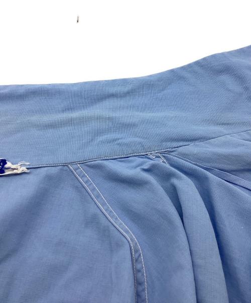 ELBECO（エルベコ）elbeco (エルベコ) ラグランボーリングシャツ / マチ付き / 50s～ ブルー サイズ:2の古着・服飾アイテム