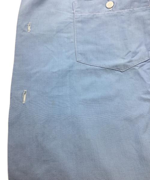 ELBECO（エルベコ）elbeco (エルベコ) ラグランボーリングシャツ / マチ付き / 50s～ ブルー サイズ:2の古着・服飾アイテム
