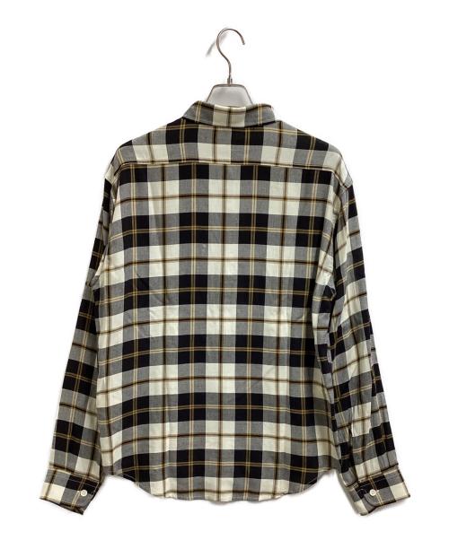 UNUSED（アンユーズド）UNUSED (アンユーズド) long sleeve rayon check shirt 