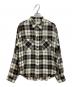 UNUSED（アンユーズド）の古着「long sleeve rayon check shirt 