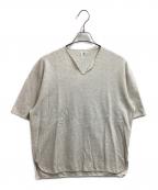 blurhms ROOTSTOCKブラームスルーツストック）の古着「Rough&Smooth Thermal Over-neck」｜アイボリー