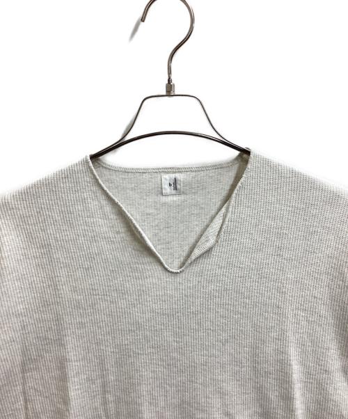 blurhms ROOTSTOCK（ブラームスルーツストック）blurhms ROOTSTOCK (ブラームスルーツストック) Rough&Smooth Thermal Over-neck アイボリー サイズ:2の古着・服飾アイテム