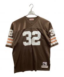 MITCHELL & NESS（ミッチェルアンドネス）の古着「復刻レガシーゲームシャツ」｜ブラウン