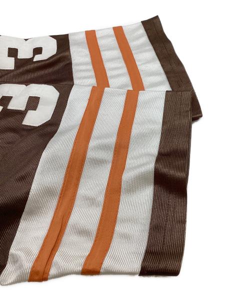 MITCHELL & NESS（ミッチェルアンドネス）MITCHELL & NESS (ミッチェルアンドネス) 復刻レガシーゲームシャツ ブラウン サイズ:56の古着・服飾アイテム