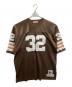 MITCHELL & NESS（ミッチェルアンドネス）の古着「復刻レガシーゲームシャツ」｜ブラウン