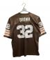 MITCHELL & NESS (ミッチェルアンドネス) 復刻レガシーゲームシャツ ブラウン サイズ:56：6000円